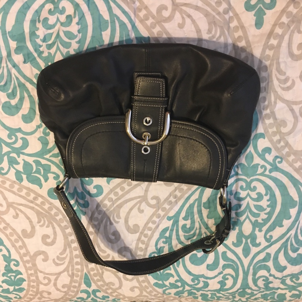 Sorry for Flipped photos. Coach Buckle Bag